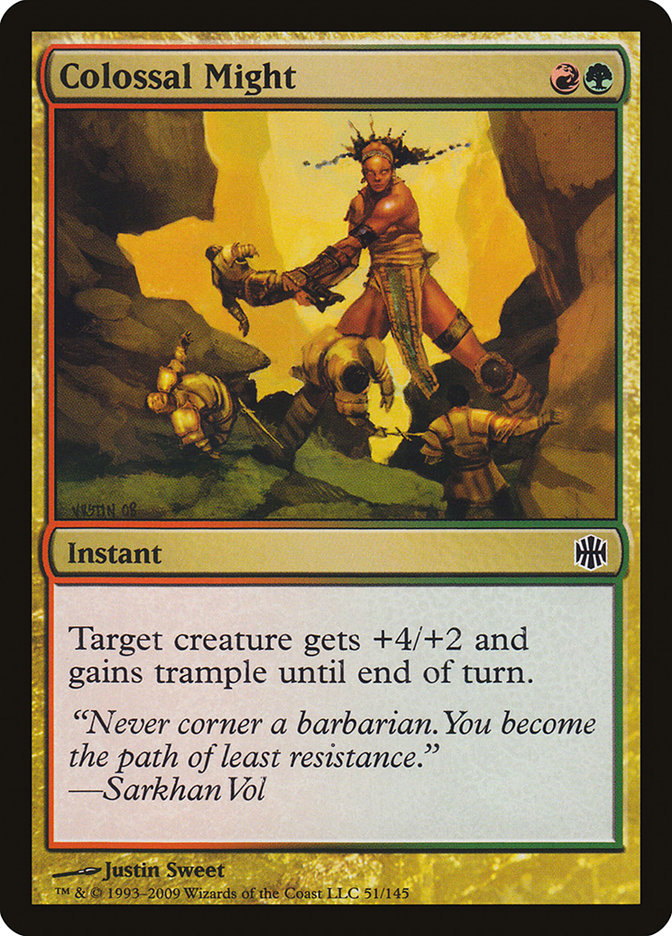 Colossal Might [Alara Reborn] (ARB 51)