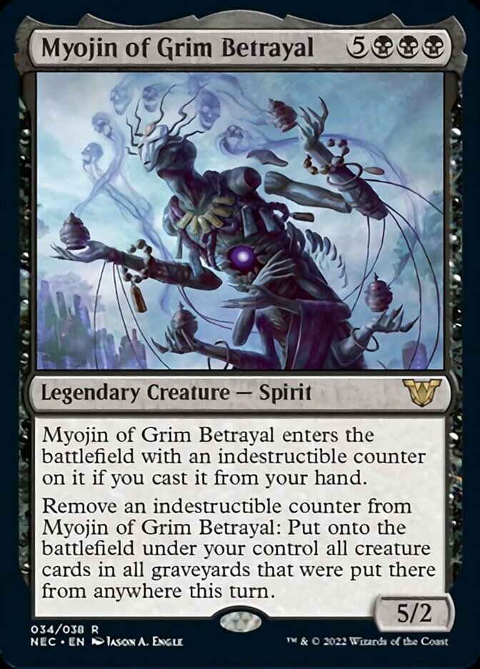 Myojin of Grim Betrayal [Kamigawa: Neon Dynasty Commander] (NEC 34)