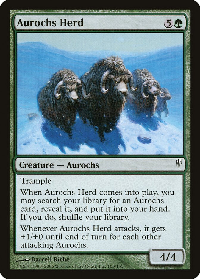 Aurochs Herd [Coldsnap] (CSP 103)