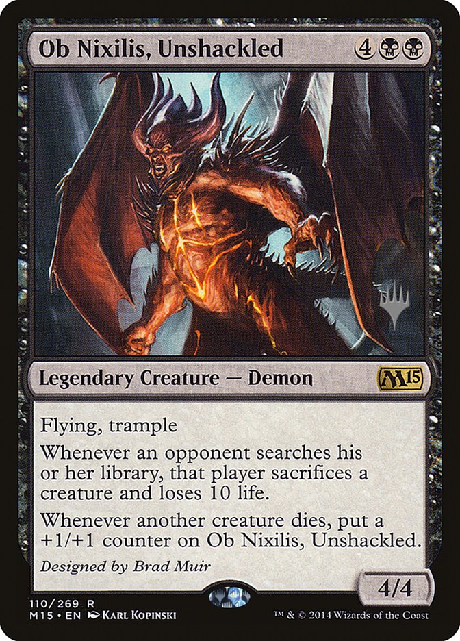 Ob Nixilis, Unshackled [Magic 2015 Promos] (PM15 110P)