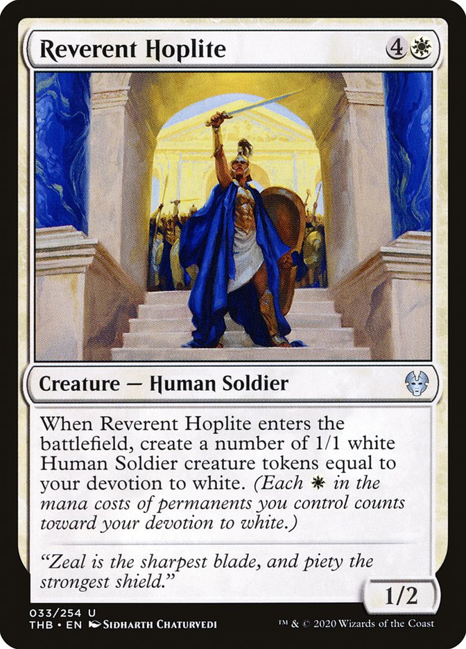 Reverent Hoplite [Theros Beyond Death] (THB 33)