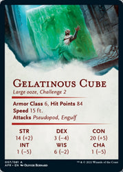 Gelatinous Cube Art Card [Dungeons & Dragons: Adventures in the Forgotten Realms Art Series] (AAFR 7)