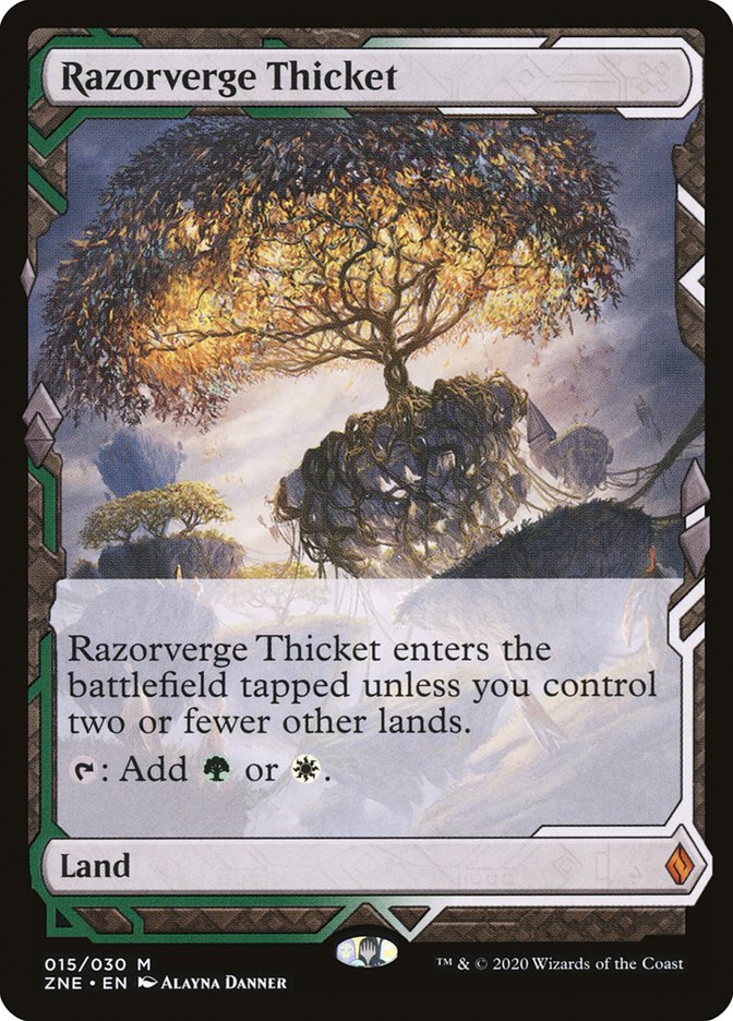 Razorverge Thicket [Zendikar Rising Expeditions] (ZNE 15)