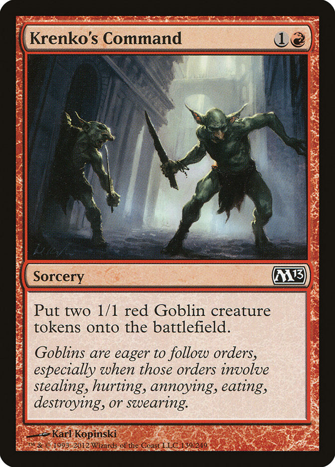 Krenko's Command [Magic 2013] (M13 139)