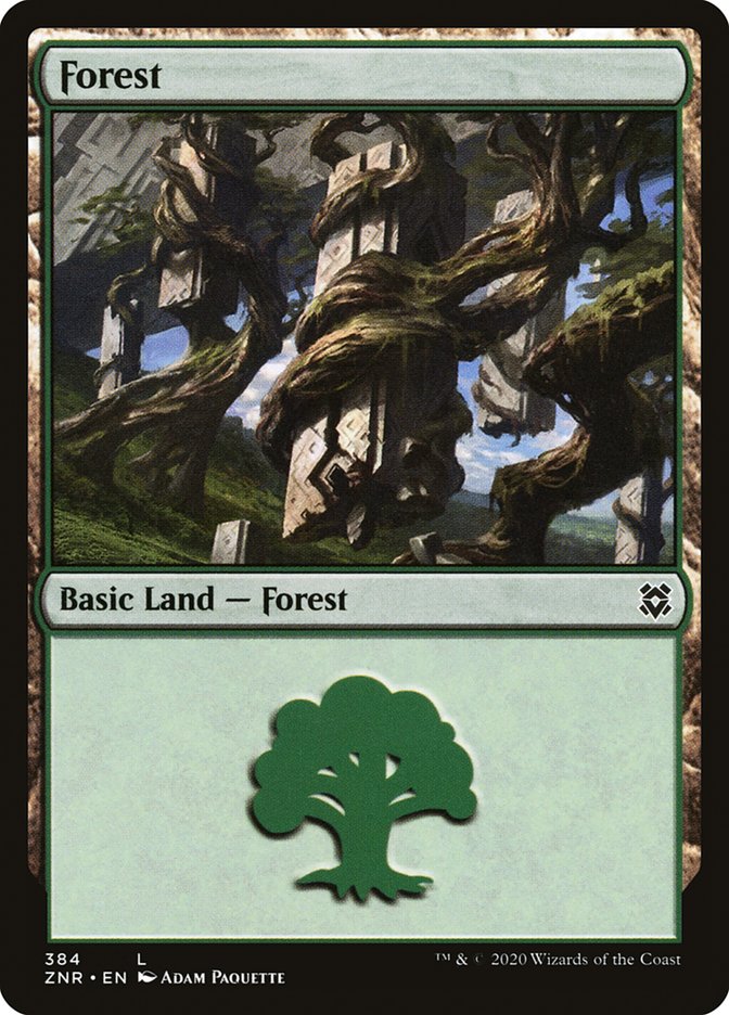 Forest (384) [Zendikar Rising] (ZNR 384)