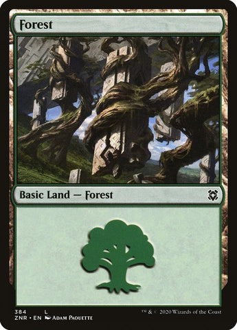 Forest (384) [Zendikar Rising] (ZNR 384)