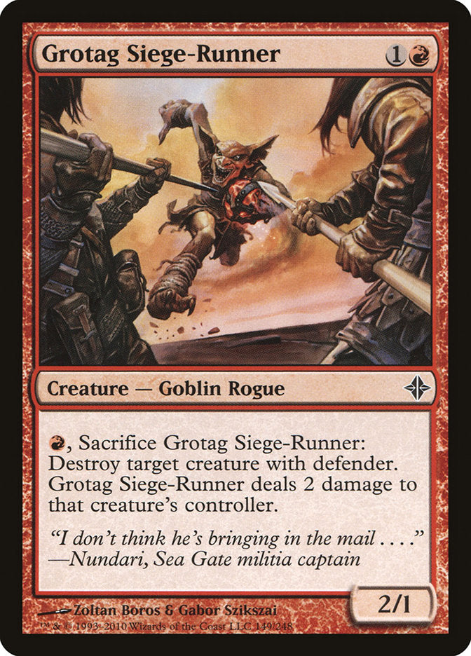 Grotag Siege-Runner [Rise of the Eldrazi] (ROE 149)
