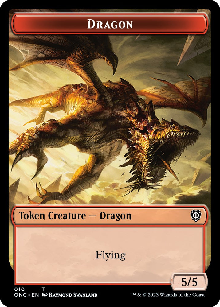 Kobolds of Kher Keep // Dragon Double-Sided Token [Phyrexia: All Will Be One Commander]