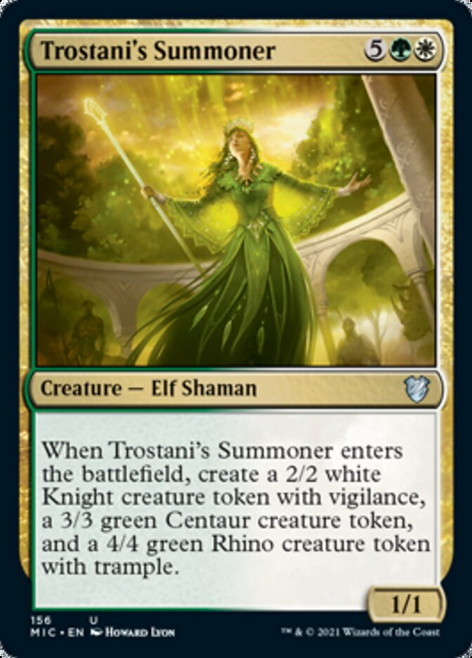 Trostani's Summoner [Innistrad: Midnight Hunt Commander] (MIC 156)