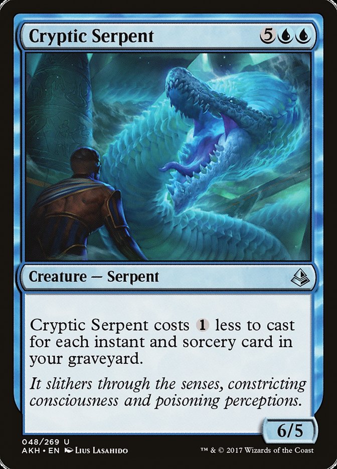 Cryptic Serpent [Amonkhet] (AKH 48)