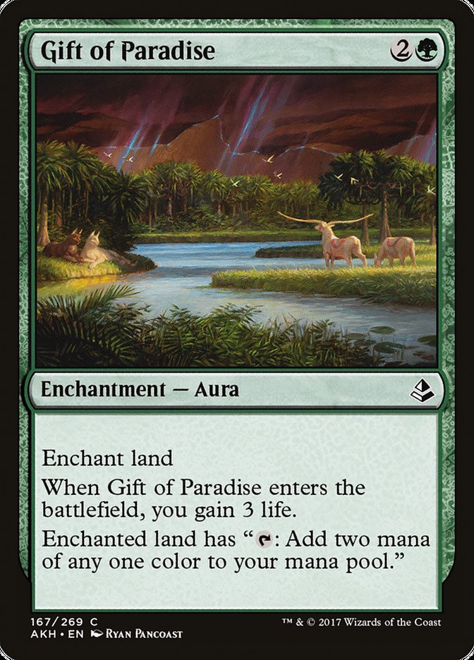 Gift of Paradise [Amonkhet] (AKH 167)