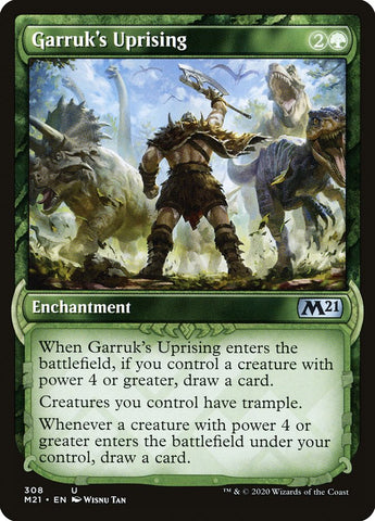 Garruk's Uprising (Showcase) [Core Set 2021] (M21 308)