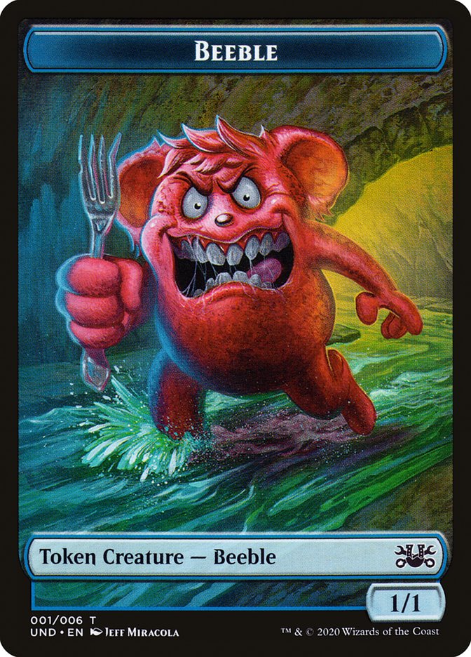 Beeble // Dragon Double-sided Token [Unsanctioned Tokens] (TUND 1)