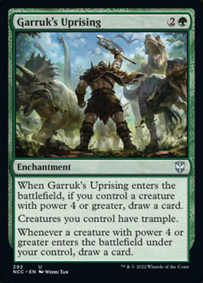 Garruk's Uprising [Streets of New Capenna Commander] (NCC 292)