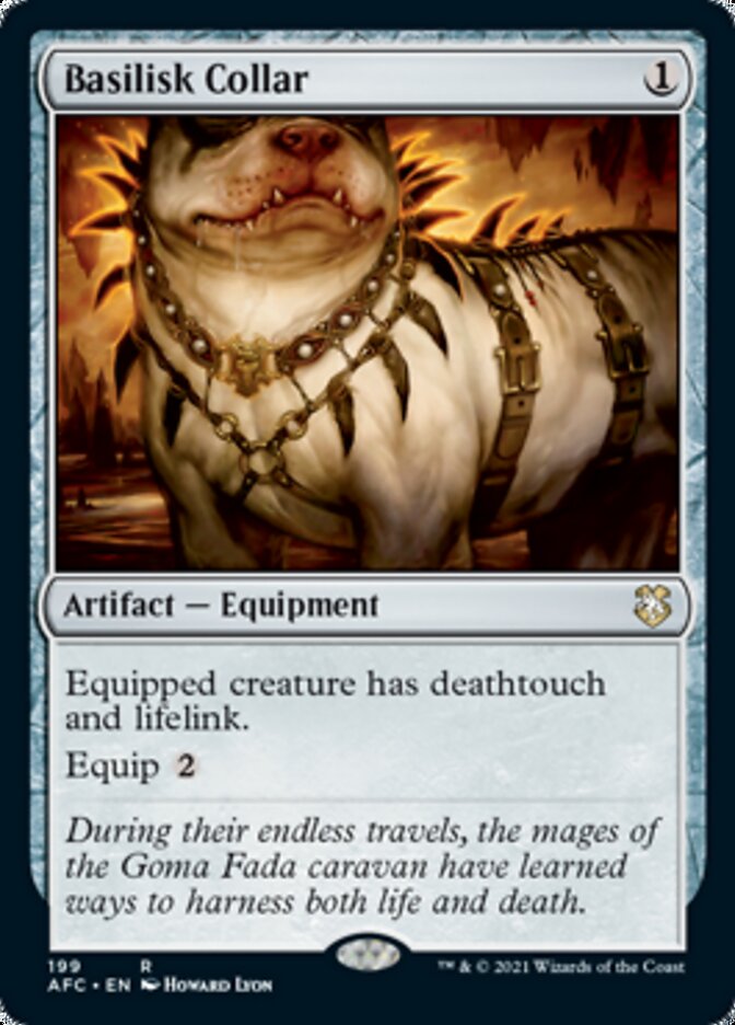 Basilisk Collar [Dungeons & Dragons: Adventures in the Forgotten Realms Commander] (AFC 199)