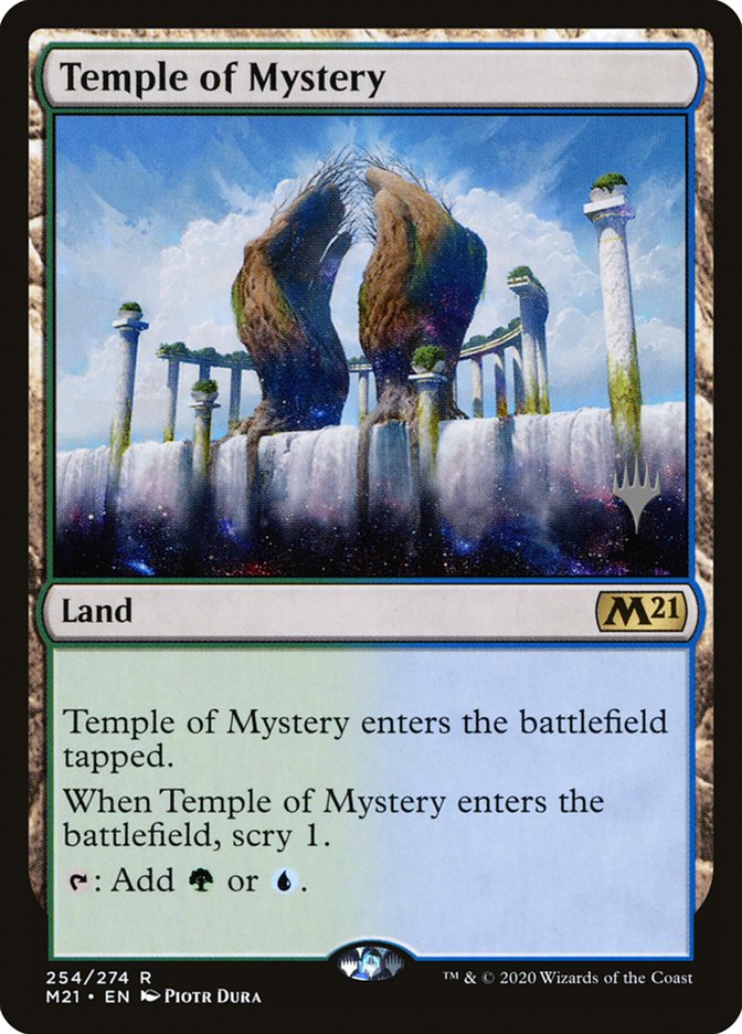 Temple of Mystery (Promo Pack) [Core Set 2021 Promos] (PM21 254P)