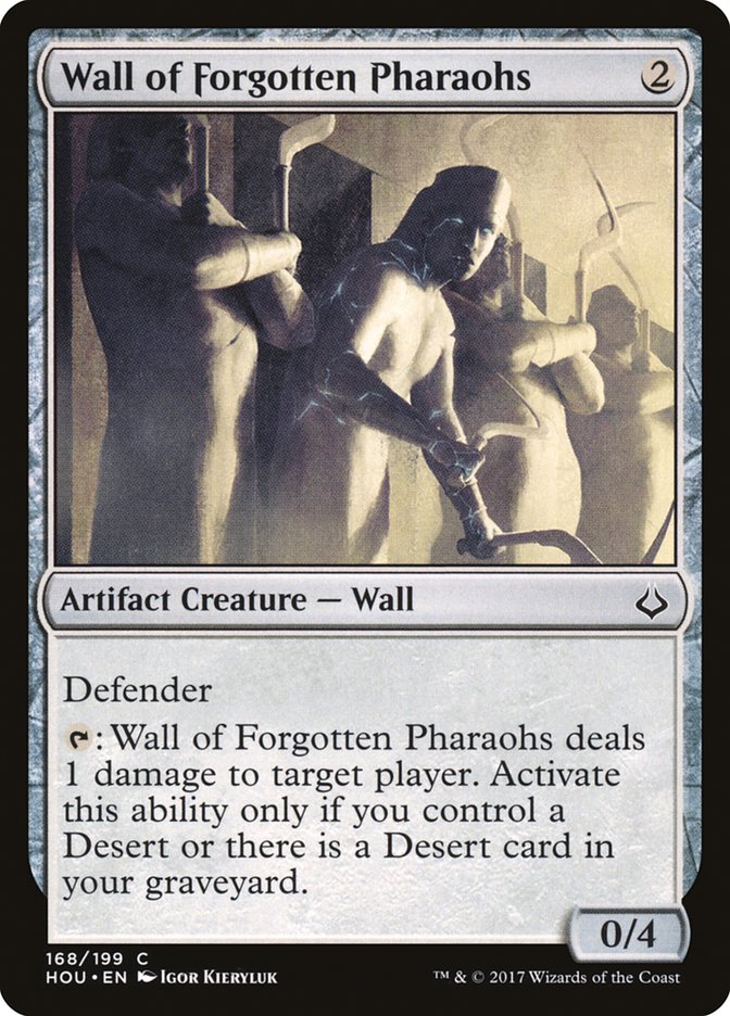 Wall of Forgotten Pharaohs [Hour of Devastation] (HOU 168)
