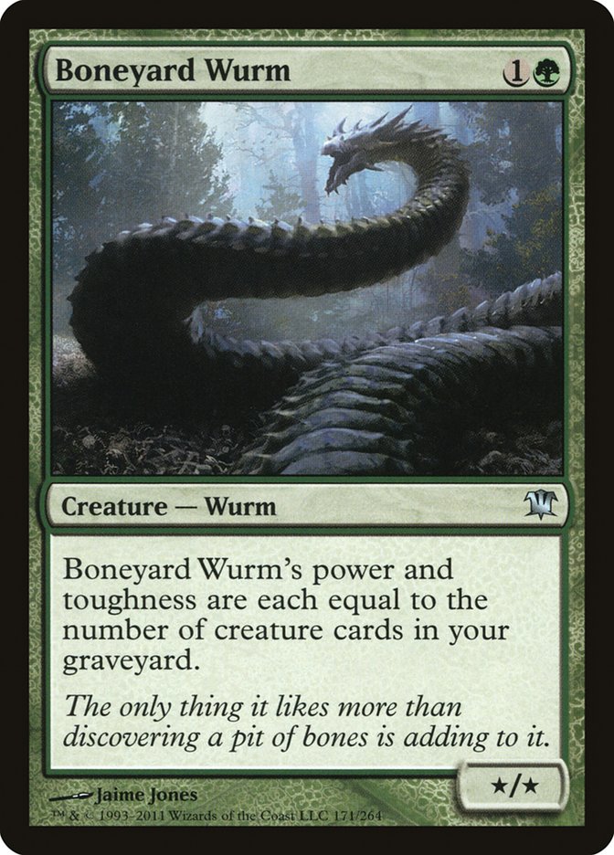 Boneyard Wurm [Innistrad] (ISD 171)