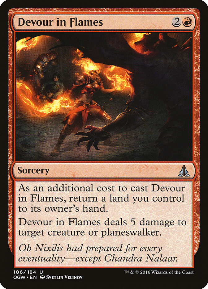 Devour in Flames [Oath of the Gatewatch] (OGW 106)