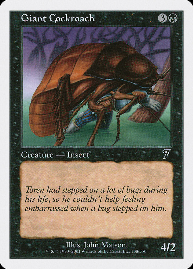 Giant Cockroach [Seventh Edition] (7ED 138)