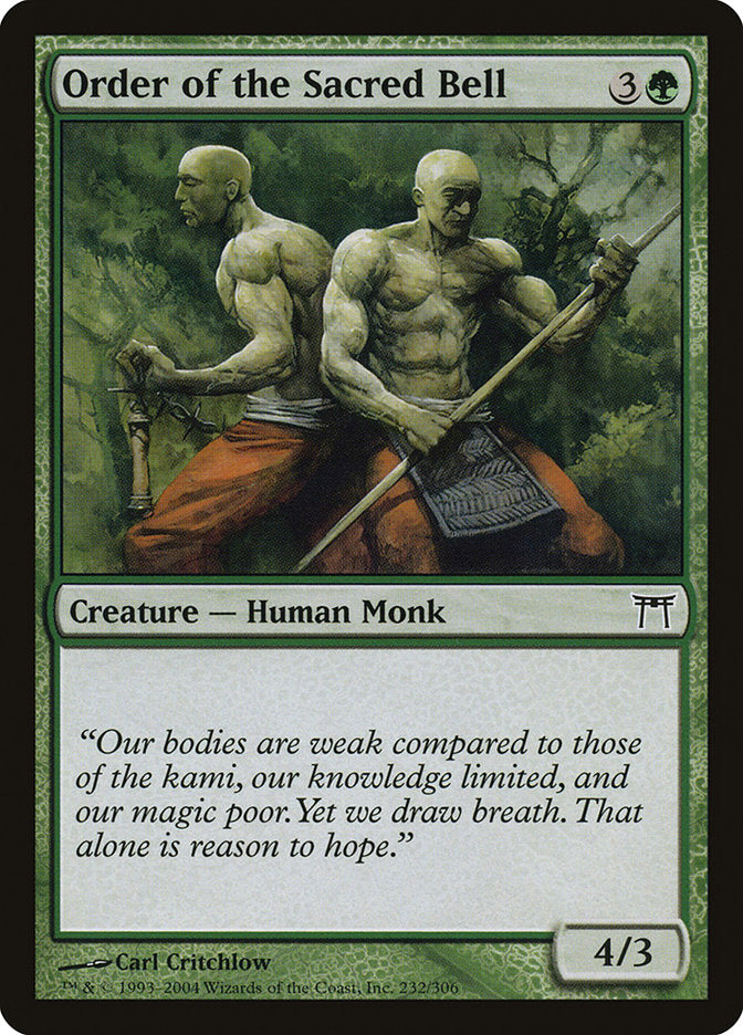 Order of the Sacred Bell [Champions of Kamigawa] (CHK 232)