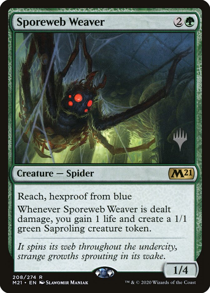 Sporeweb Weaver (Promo Pack) [Core Set 2021 Promos] (PM21 208P)