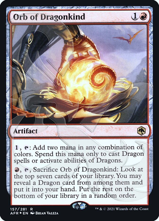 Orb of Dragonkind (Ampersand Promo) [Dungeons & Dragons: Adventures in the Forgotten Realms Promos] (PAFR 157A)