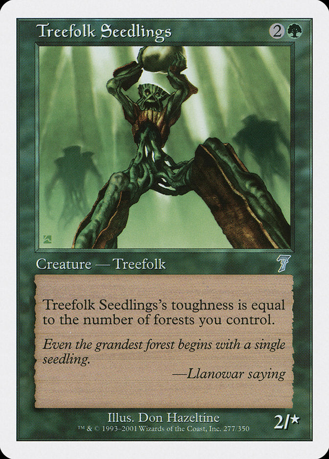 Treefolk Seedlings [Seventh Edition] (7ED 277)