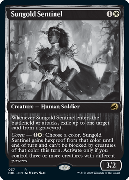 Sungold Sentinel [Innistrad: Double Feature] (DBL 37)