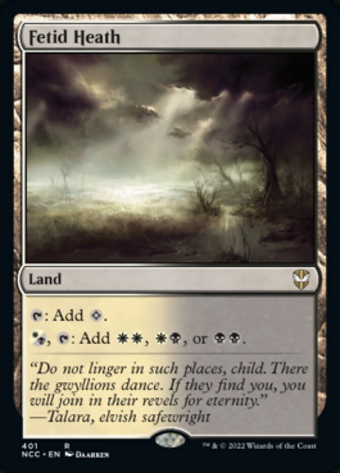 Fetid Heath [Streets of New Capenna Commander] (NCC 401)