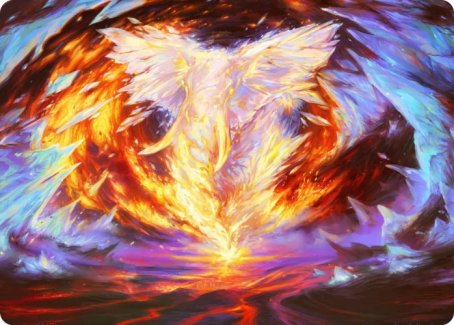 Magma Opus Art Card [Strixhaven: School of Mages Art Series] (ASTX 32)