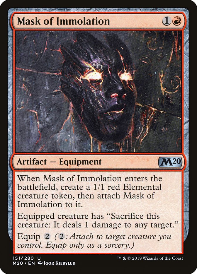 Mask of Immolation [Core Set 2020] (M20 151)