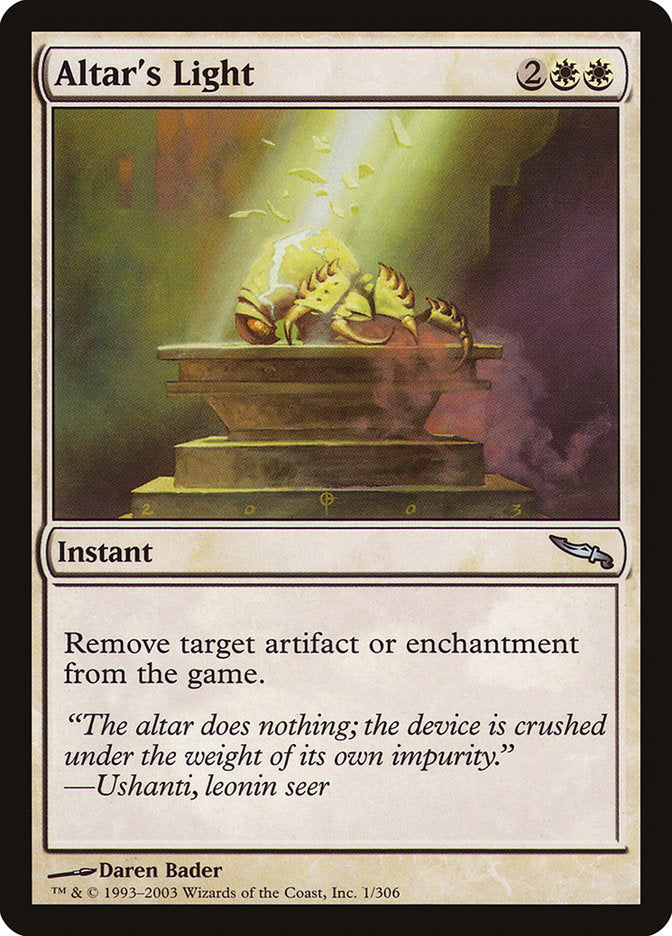 Altar's Light [Mirrodin] (MRD 1)