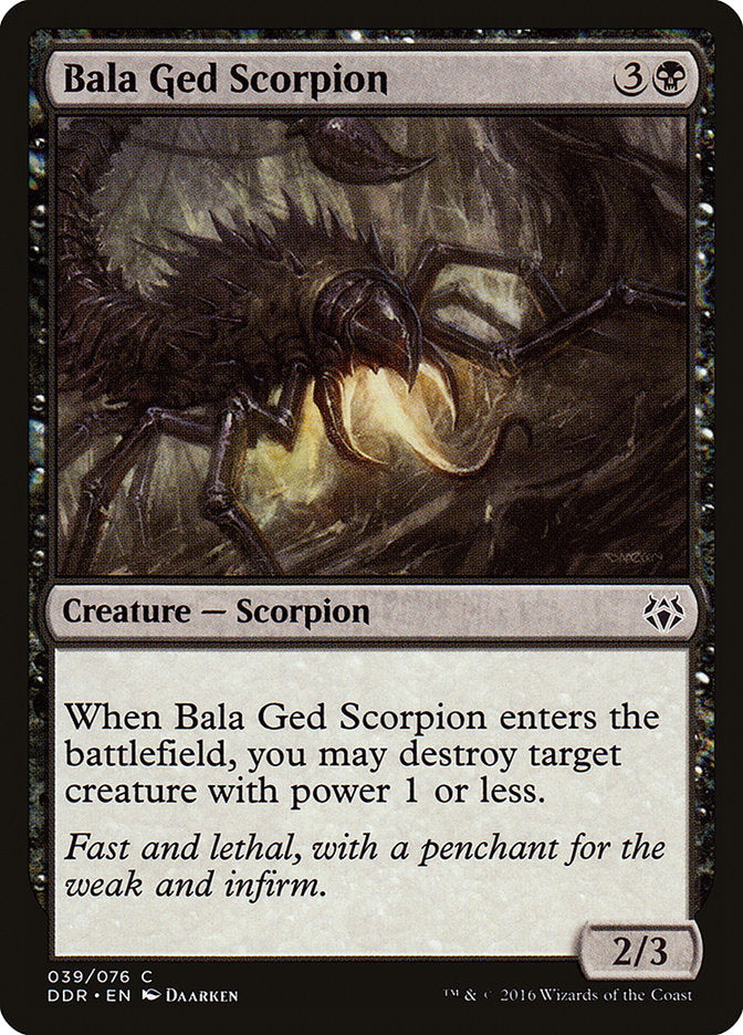 Bala Ged Scorpion [Duel Decks: Nissa vs. Ob Nixilis] (DDR 39)