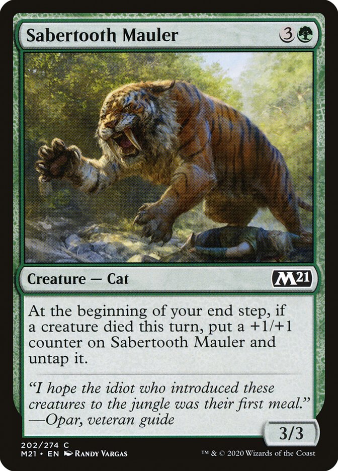 Sabertooth Mauler [Core Set 2021] (M21 202)