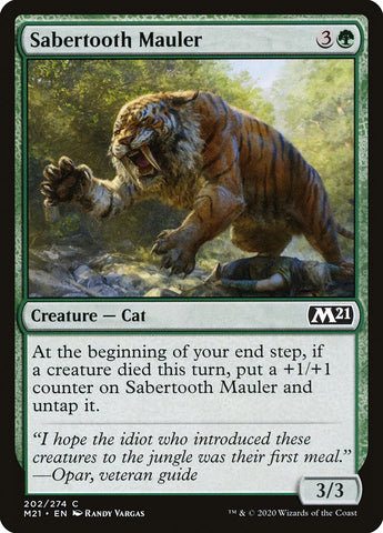 Sabertooth Mauler [Core Set 2021] (M21 202)