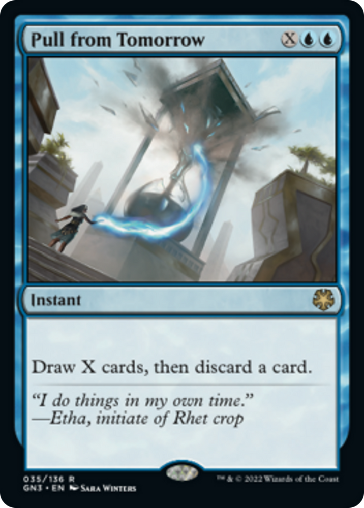 Pull from Tomorrow [Game Night 2022]