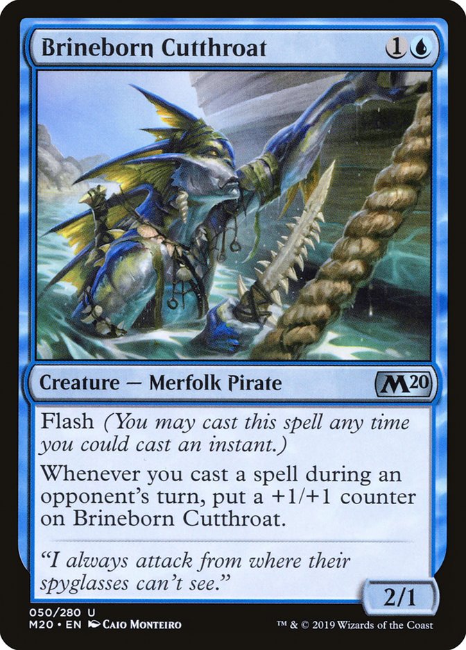 Brineborn Cutthroat [Core Set 2020] (M20 50)