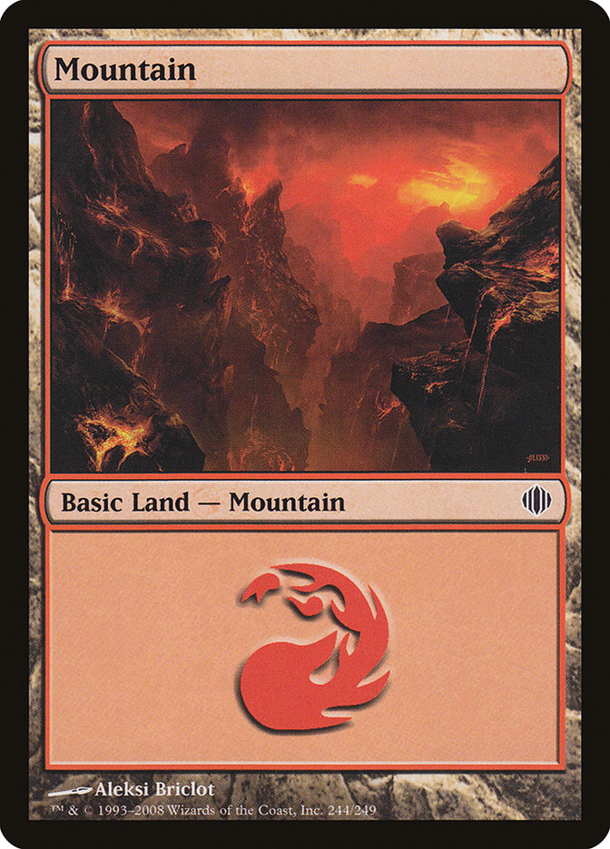 Mountain (#244) [Shards of Alara] (ALA 244)