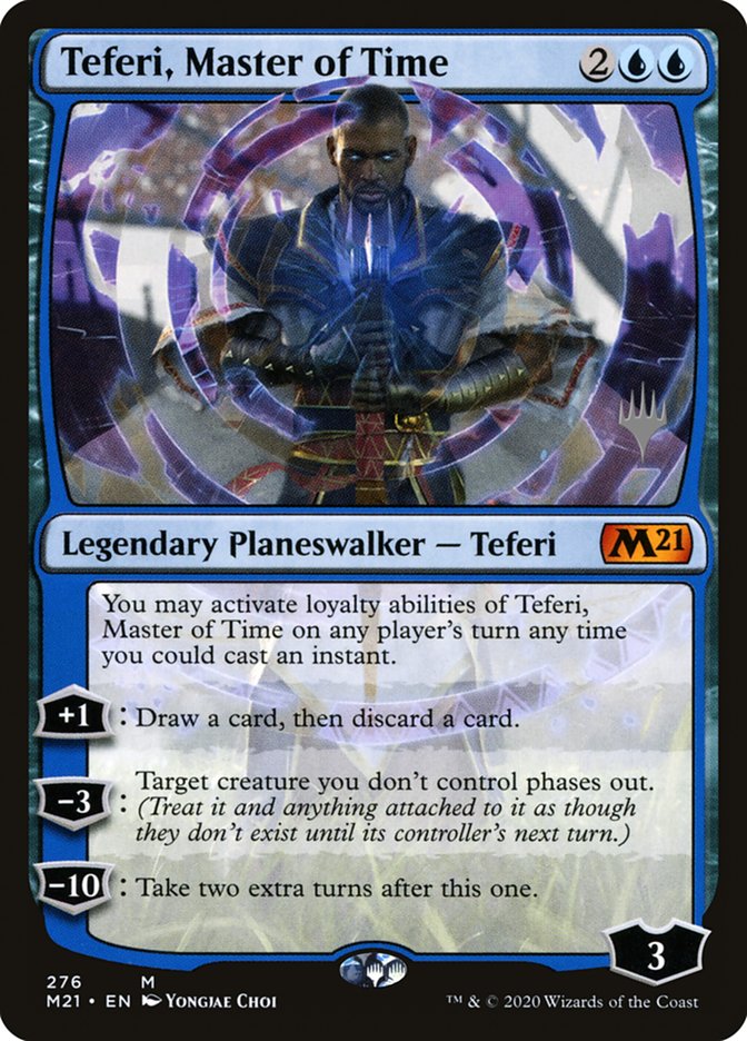 Teferi, Master of Time (Promo Pack) [Core Set 2021 Promos] (PM21 276P)
