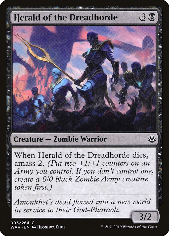 Herald of the Dreadhorde [War of the Spark] (WAR 93)