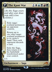 The Kami War // O-Kagachi Made Manifest [Kamigawa: Neon Dynasty Prerelease Promos] (PNEO 227)