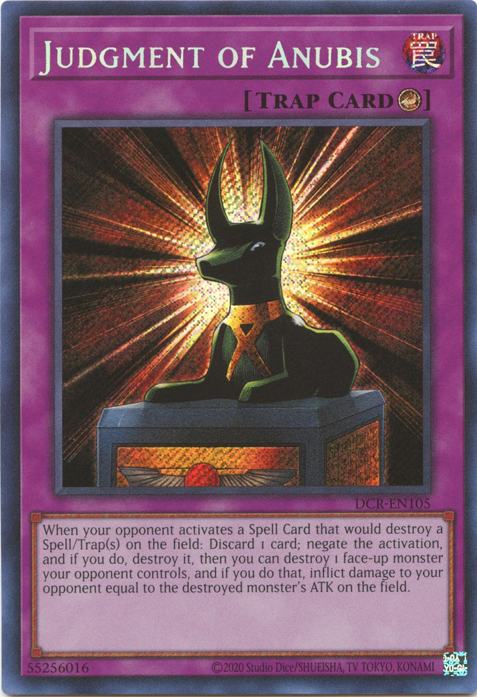Judgment of Anubis [DCR-EN105] Secret Rare