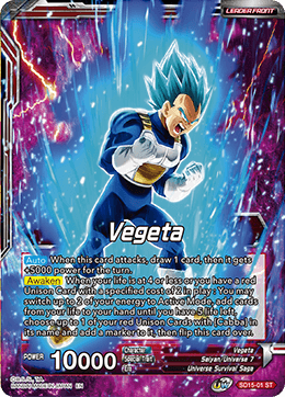 Vegeta // SSB Vegeta, Spirit Boost Elite [SD15-01]