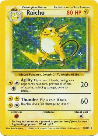 Raichu (14/102) [Base Set]