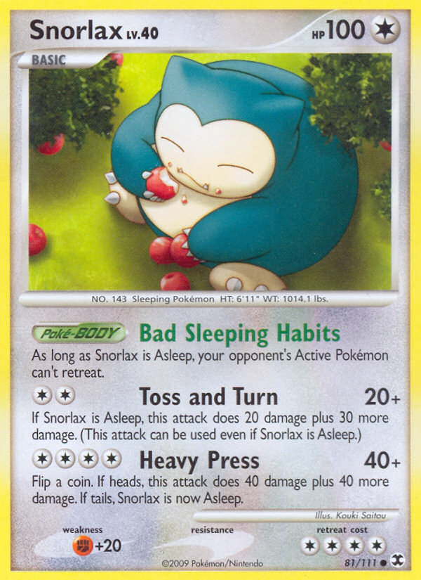 Snorlax (81/111) [Rising Rivals]