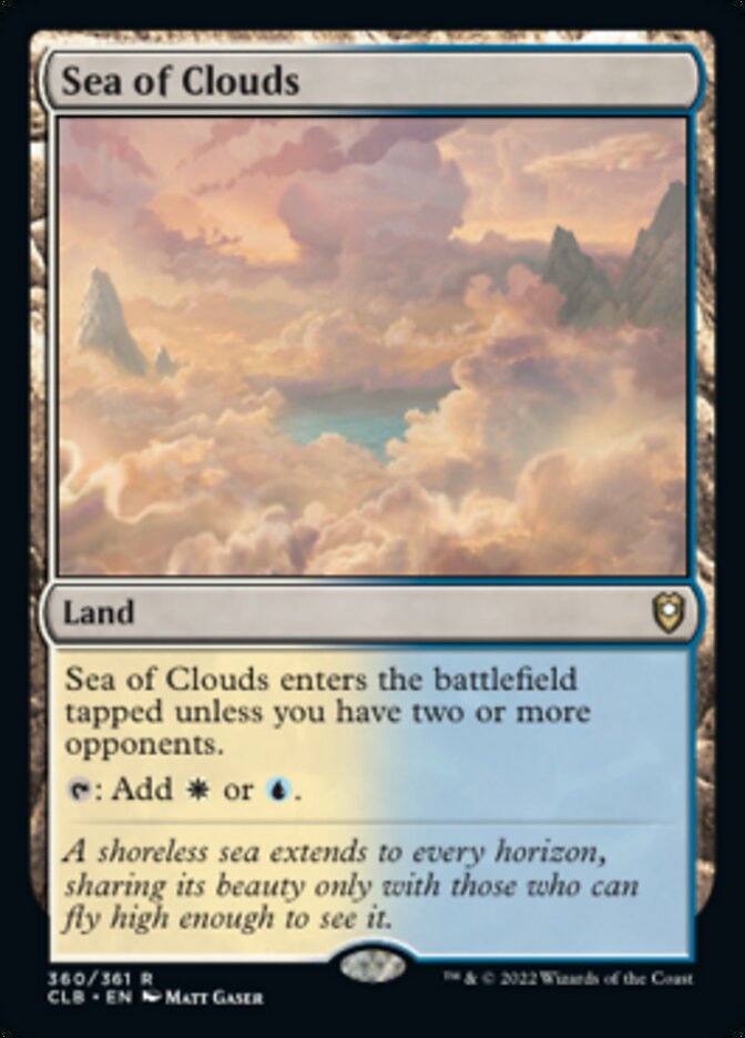 Sea of Clouds [Commander Legends: Battle for Baldur's Gate] (CLB 360)