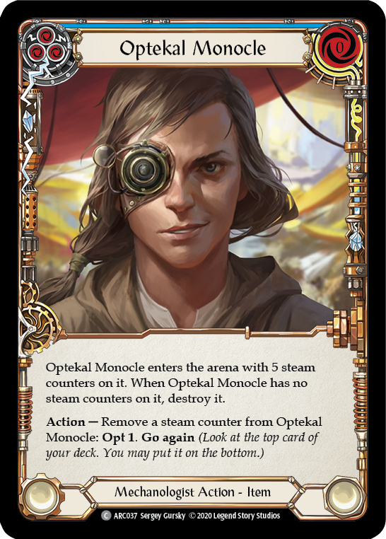 Optekal Monocle [ARC037] Unlimited Rainbow Foil