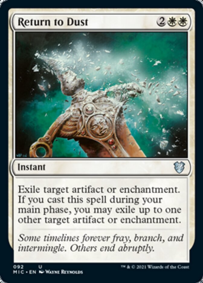 Return to Dust [Innistrad: Midnight Hunt Commander] (MIC 92)