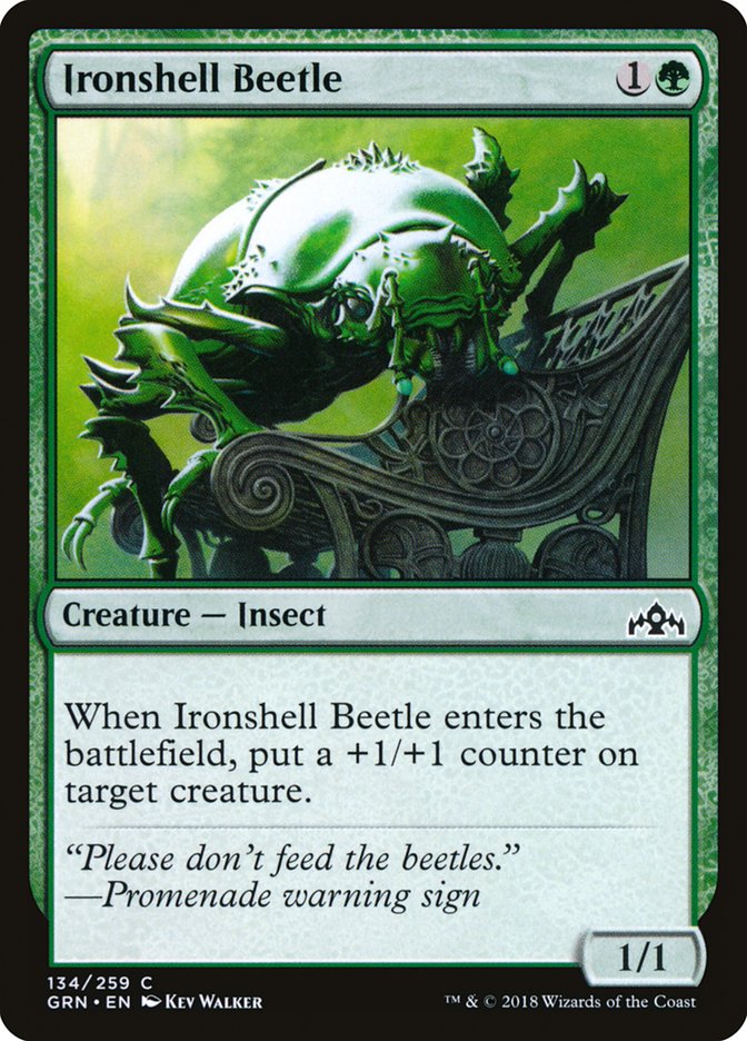 Ironshell Beetle [Guilds of Ravnica] (GRN 134)